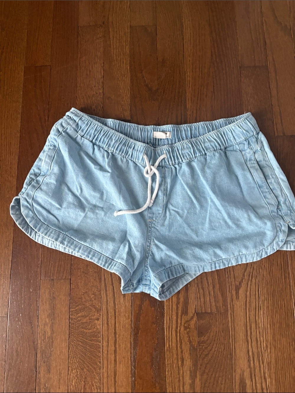 Roxy Light Blue Drawstring Shorts